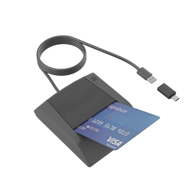 USB or type C smart card reader