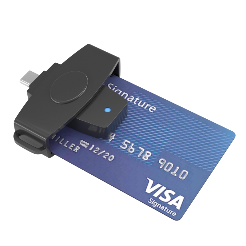 Portable smart card reader