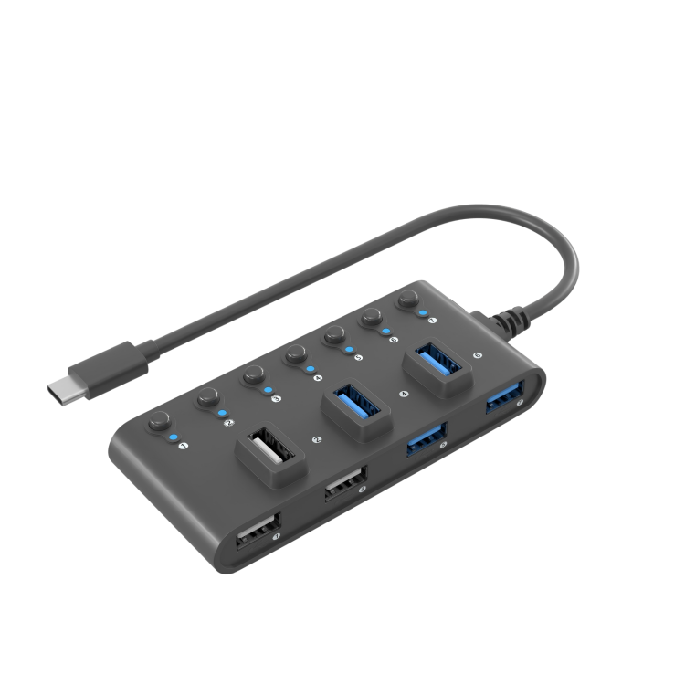 USB 3.0 HUB with switch