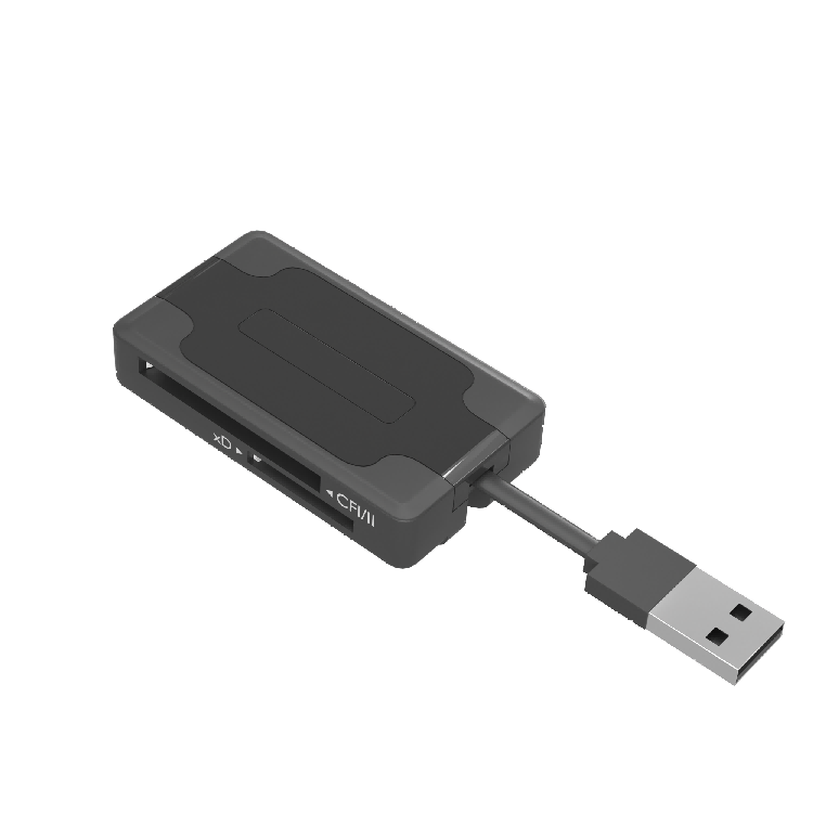 Multiport card reader