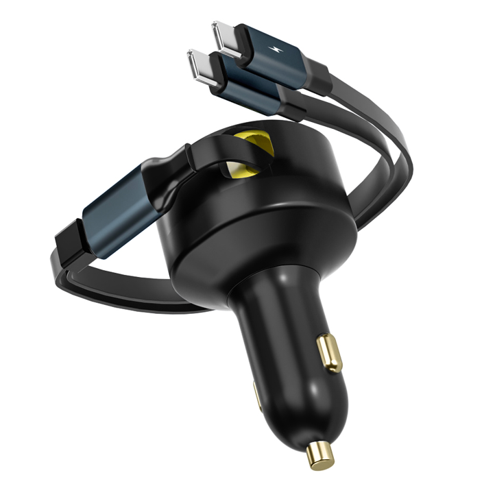 33W 2 USB-C Cable car charger