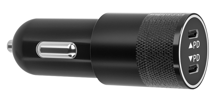 60W 2 TYPE C CAR CHARGER